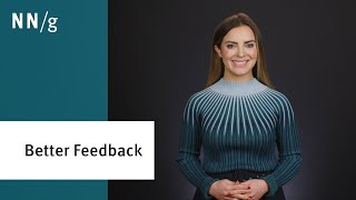 How to Get Helpful Feedback on UX Work