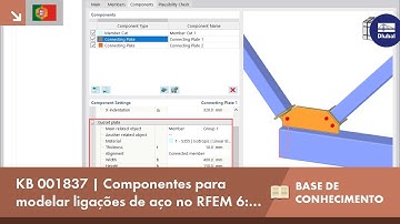 KB 001837 | Componentes para modelar ligações de aço no RFEM 6: Placa de ligação