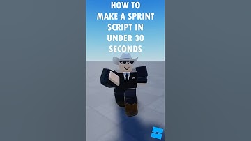 🏃‍♂️ How to make a Sprint Script in UNDER 30 Seconds | Roblox Studio