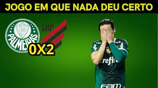 MÍDIA PREOCUPADA COM O VERDÃO! PALMEIRAS 0X2 ATHLETICO PR! NOTICIAS DO PALMEIRAS