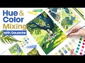 Step by Step Gouache Coloring Tutorial | Understanding Hue & Temperature | Practical Color Mixing✨🌿 thumbnail