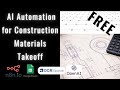 AI Automation for Construction Material Takeoff #n8n #ocr #ai #openai used on #engineering #drawing