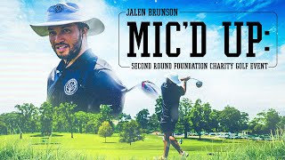 Can Jalen Brunson golf as good as he can ball? | Mic’d Up | New York Knicks