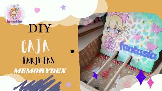 👉Tutorial: Cómo hacer una Caja para Tarjetas Memorydex