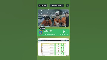 47WF Lviv NU solved problem D and are now in 1 place