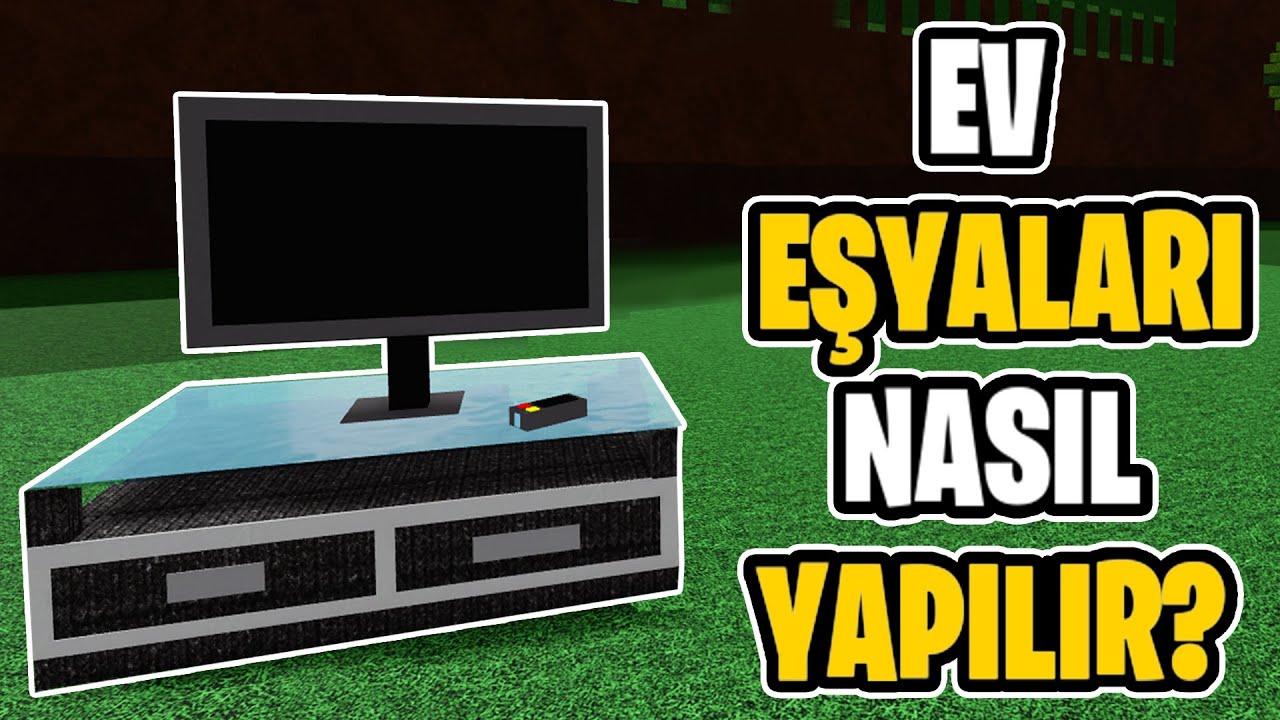 EV EŞYALARI NASIL YAPILIR? Roblox Gemi Yapma Oyunu Build A Boat
