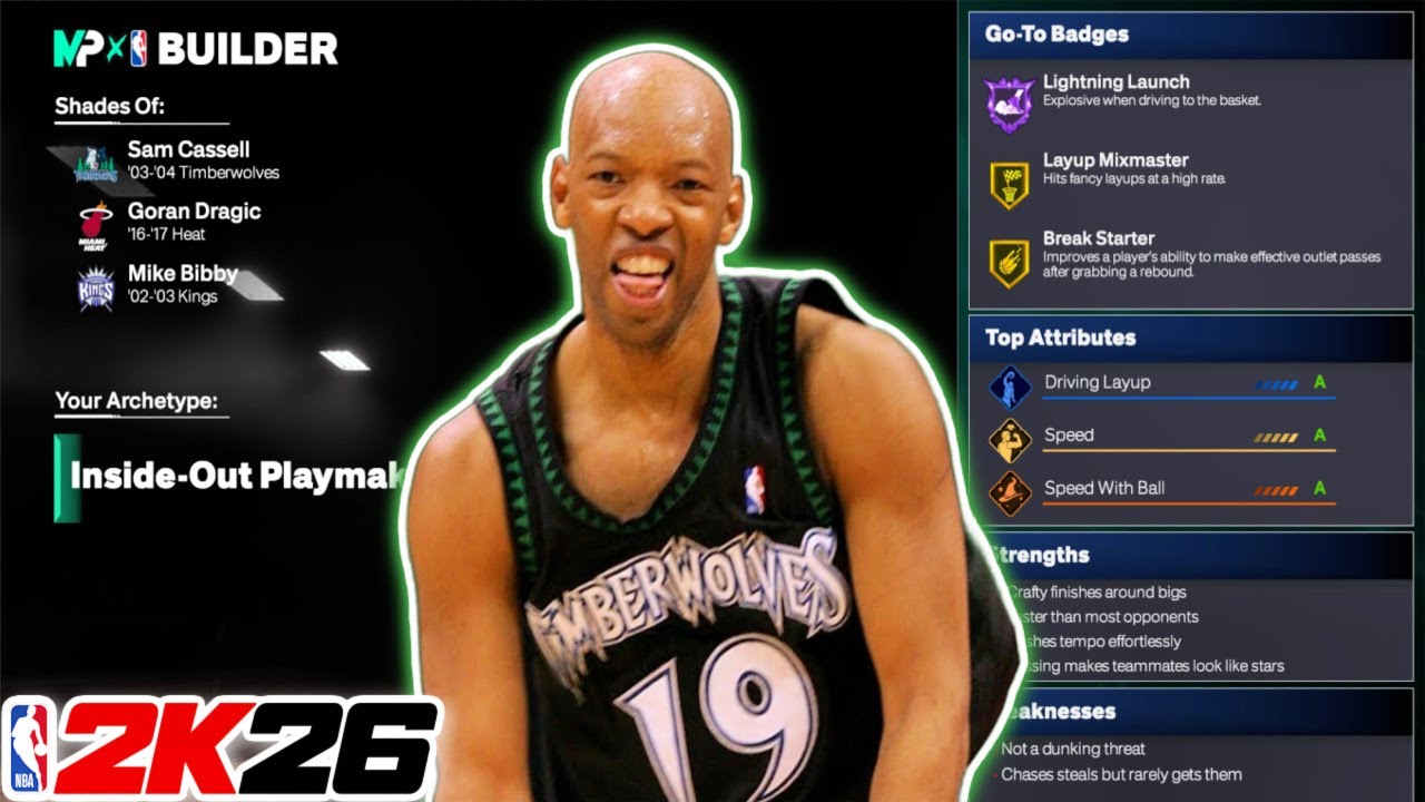 Best *PRIME* SAM CASSELL Build in NBA 2K26