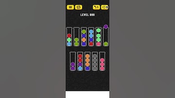 Ball sort puzzle level 888 #Ballsortpuzzle