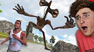 GIANT Siren Head FOUND ME In GTA 5.. (HELP)