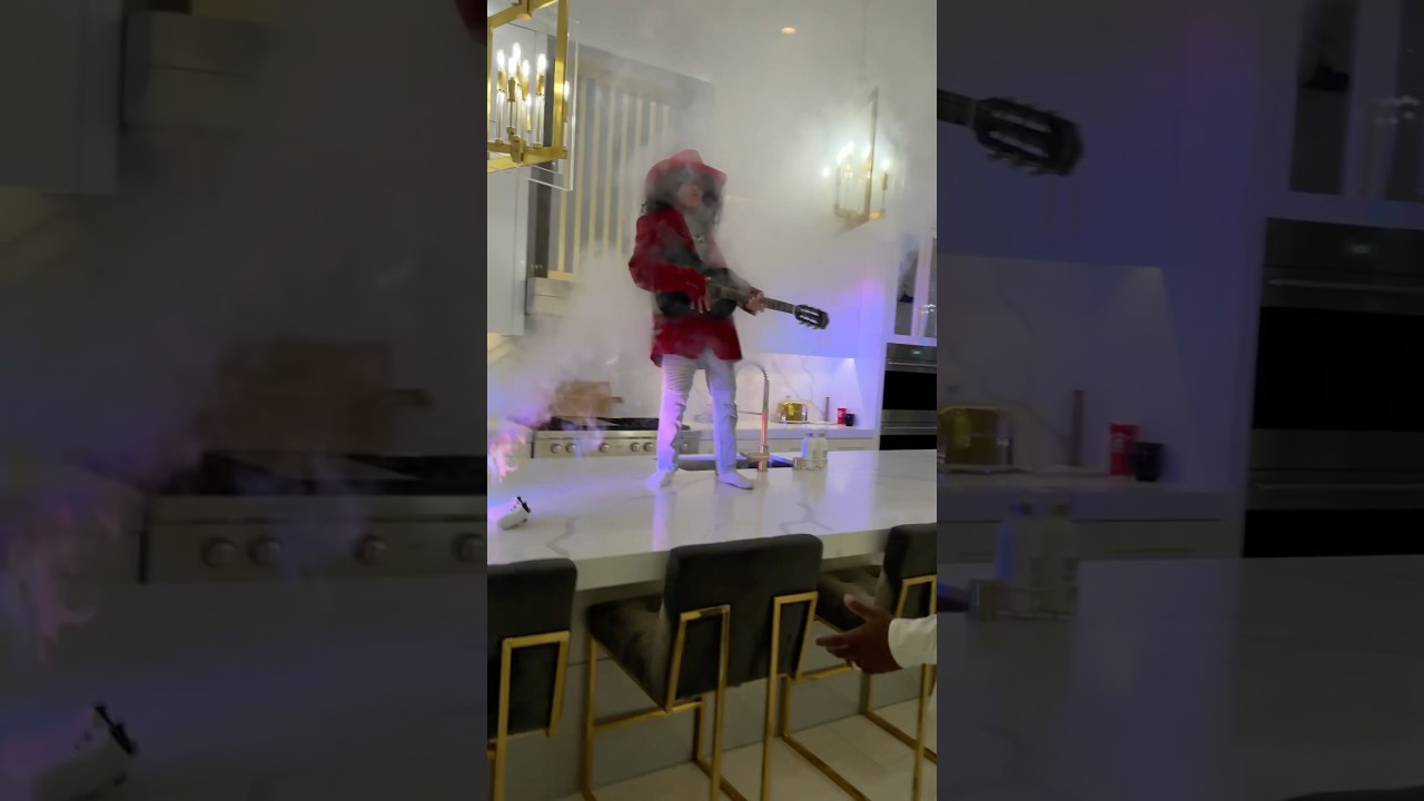 We left him alone for one hour and this happened to our kitchen 😱 