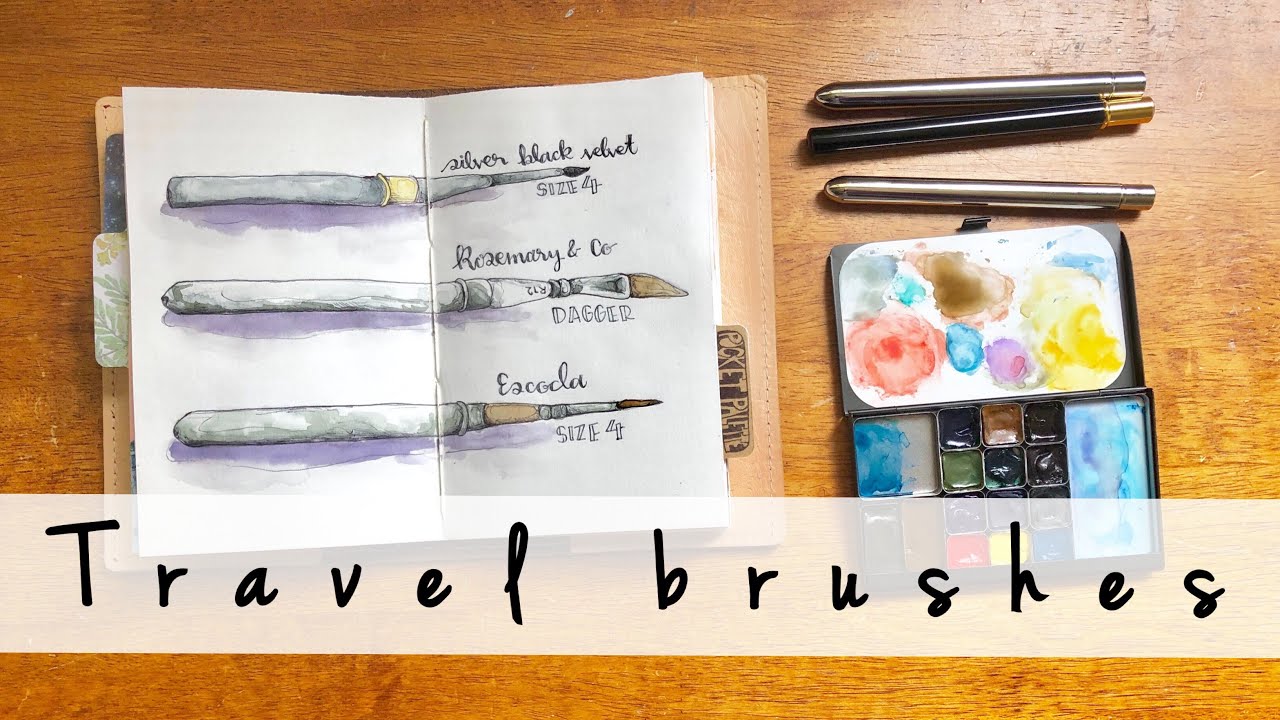Journal with me | Travel Brush Collection | Thoughts