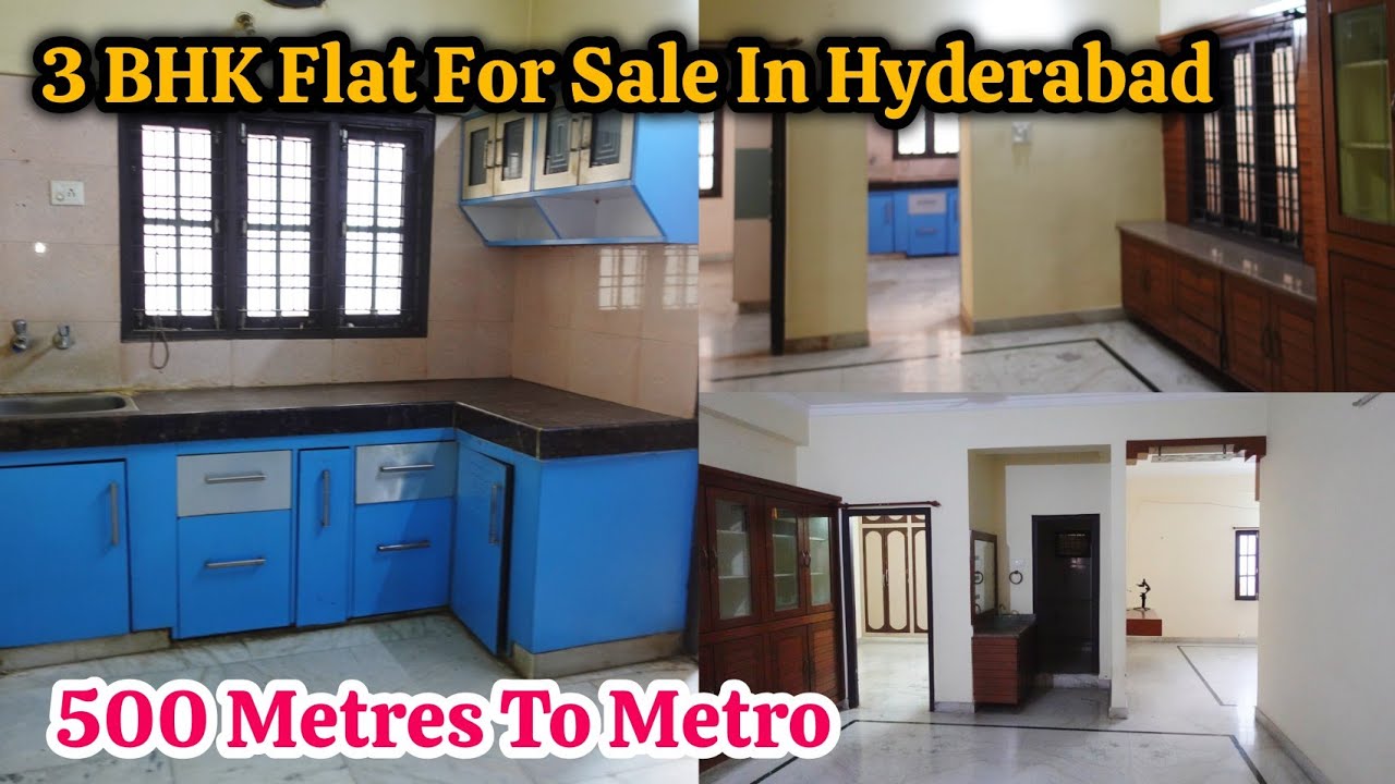 3 BHK Flat For Sale In Hyderabad 🏩 || 500 Metres To Metro || UDS: 45 Sq Yards || Code: PAR- 957 ✨️