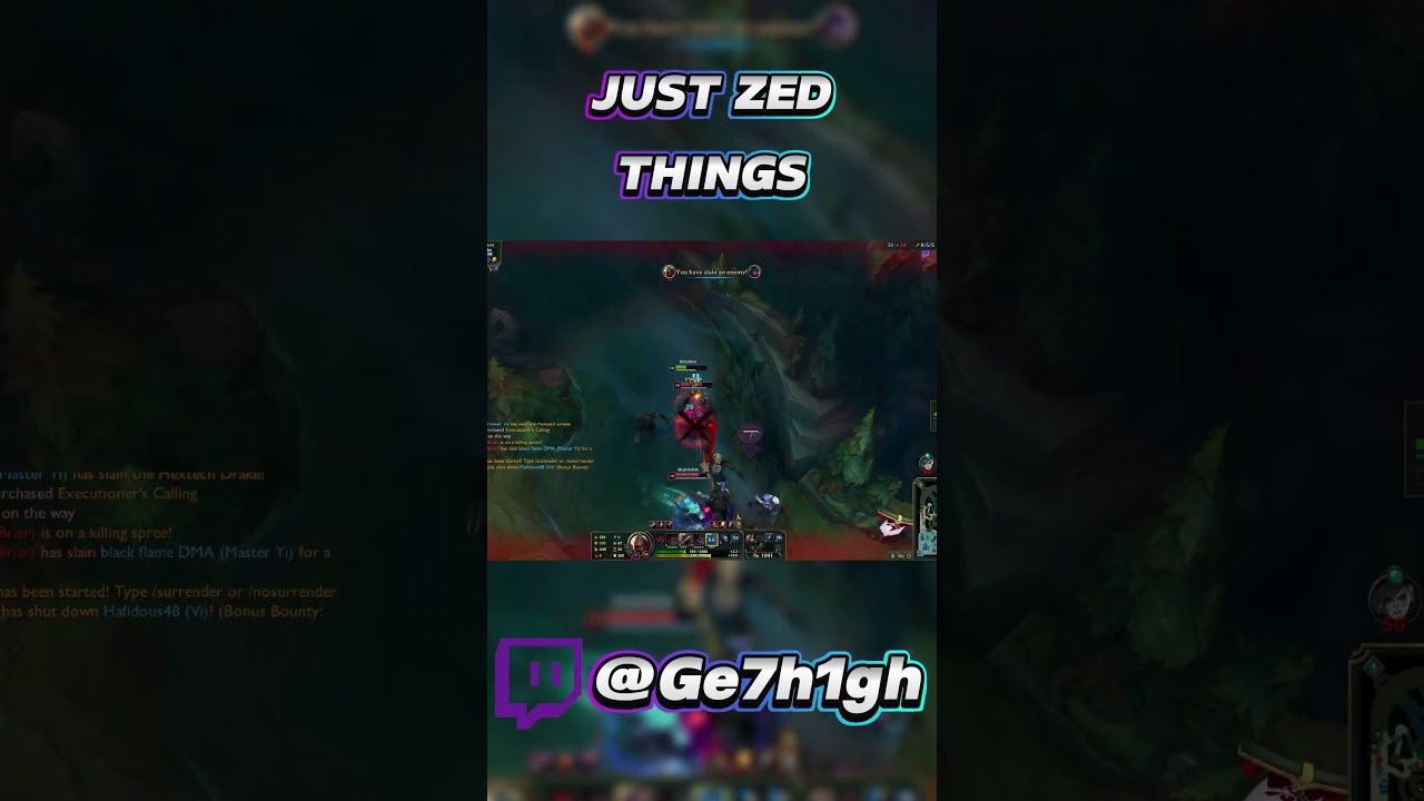 Triple Kill Easy for Zed - League of Legends 