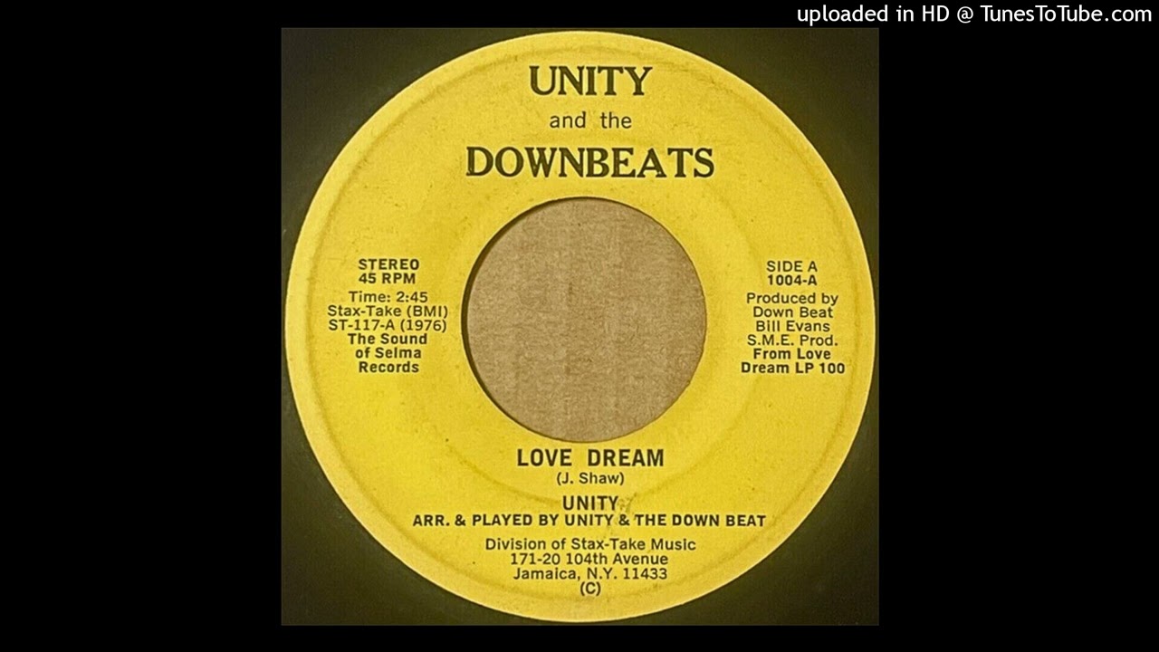 Unity And The Downbeats - Love Dream (Soul Funk - 1976) - YouTube