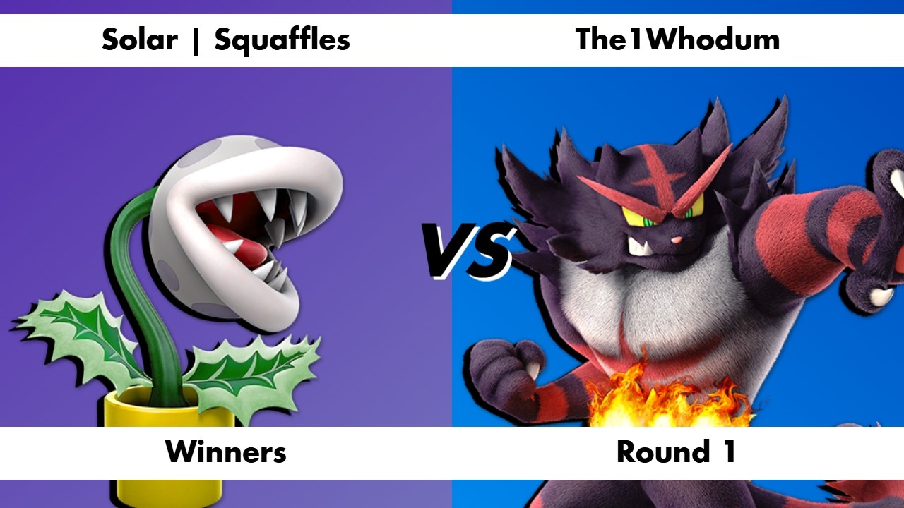 Countdown To State 2026 - Squaffles (Piranha Plant) Vs. The1whodum ...