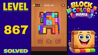Block Color Mania – Level 867 | Fast & Clean Solution