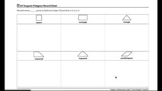 Gr3 WP 6A Tangram Polygons