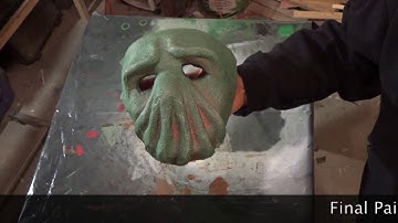 DIY Cthulhu Cult Inspired Halloween Mask - HP Lovecraft - Necronomicon