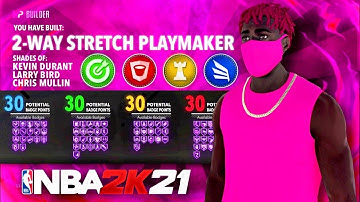 BEST 2-WAY STRETCH PLAYMAKER BUILD! BEST POWER FORWARD DEMIGOD BUILD IN NBA2K21 NEXT GEN!