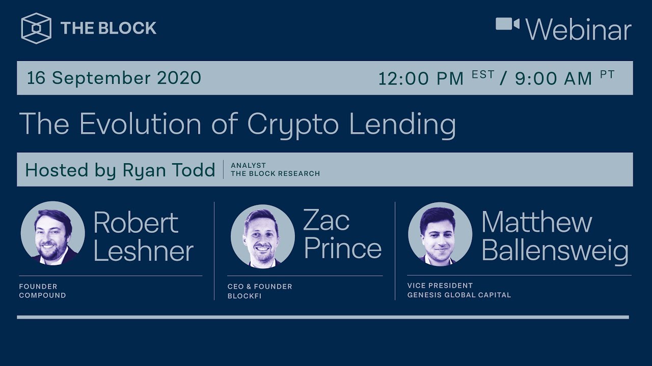 The Block Presents: The Evolution of Crypto Lending