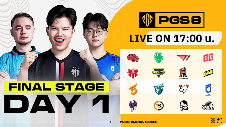 🔴LIVE สด! PUBG Global Series 8 Grand Finals Day 1