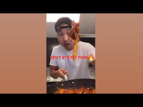 1 Minute Spicy Stir Fry Pork 