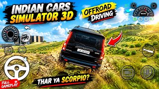 Indian Scorpio s11 Simulator 3D 🚙🔥 Scorpio Offroad Driving | Crazy Hill Climb Gameplay screenshot 4