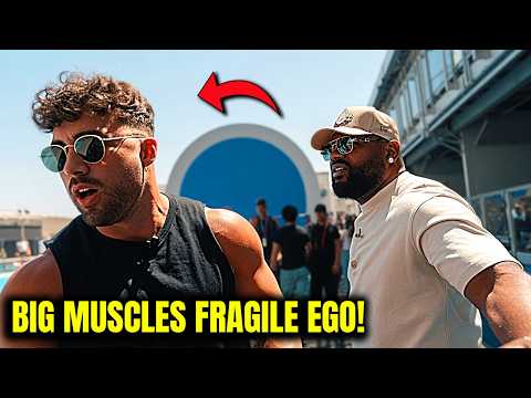 FRAGILE Bodybuilder Thinks Muscles Win FIGHTS! *HUMBLED FAST*