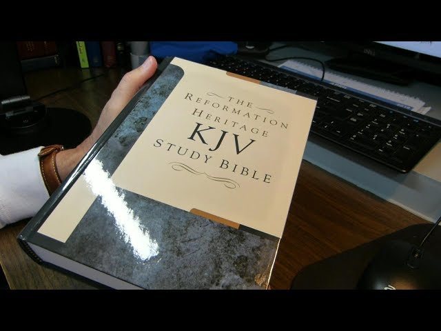 The Reformation Heritage KJV Study Bible 