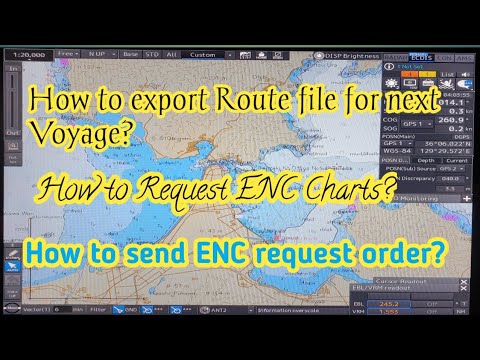 How to Request ENC CHARTS/ How to  export Route File/ How to Send ENC request Order