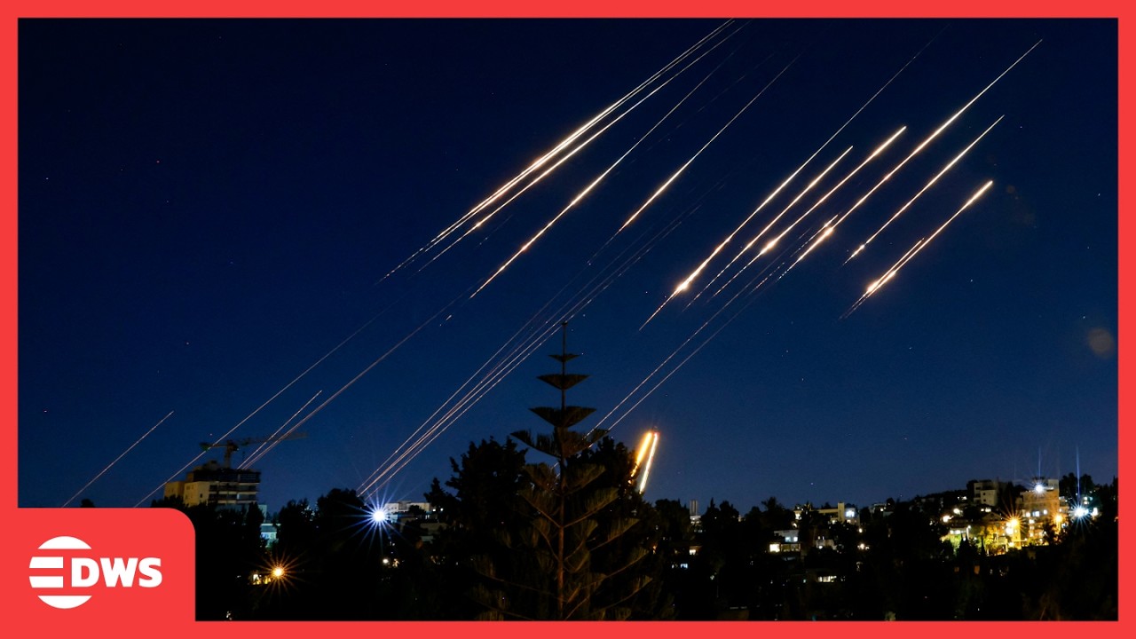 Срочные новости: Иранские ракеты замечены над Западным берегом после израильских ударов по Тегера...