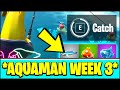 Fortnite AQUAMAN WEEK 3 Challenge LOCATION - CATCH DIFFERENT TYPES OF FISH IN A SINGLE MATCH FISHING