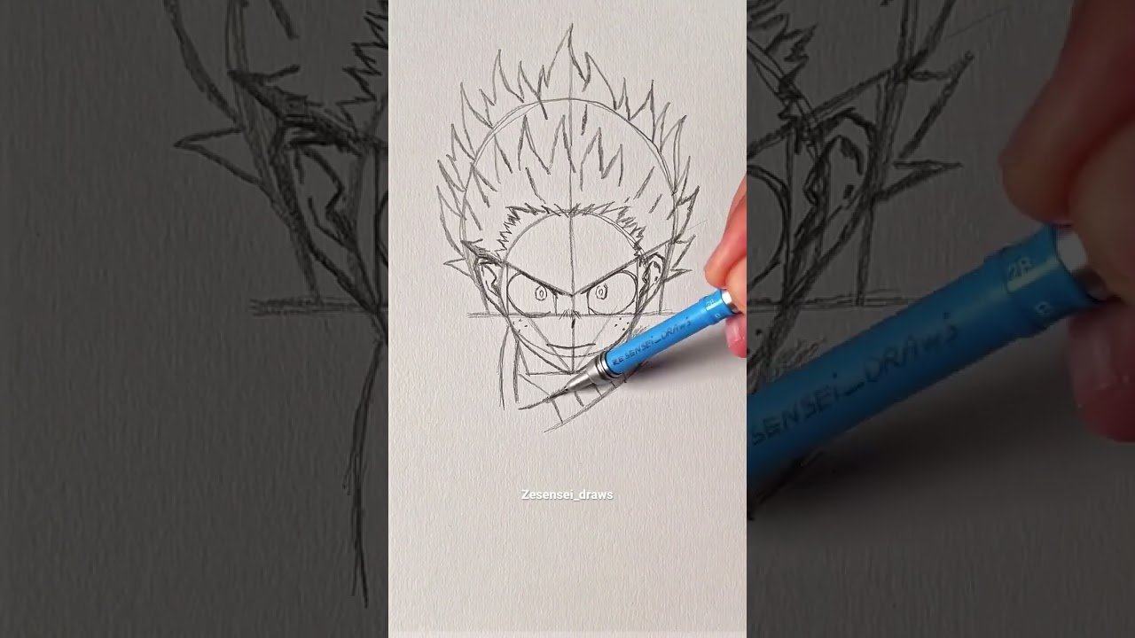 Draw Deku #short #anime
