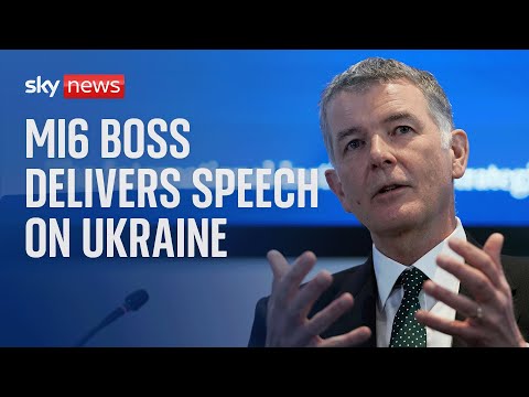 MI6 Boss delivers speech on Ukraine, AI technology and Russia