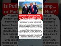 Is Putin Respecting Trump… or Using Him? The Truth Might Shock You 😳 #Geopolitics #Trump #Putin