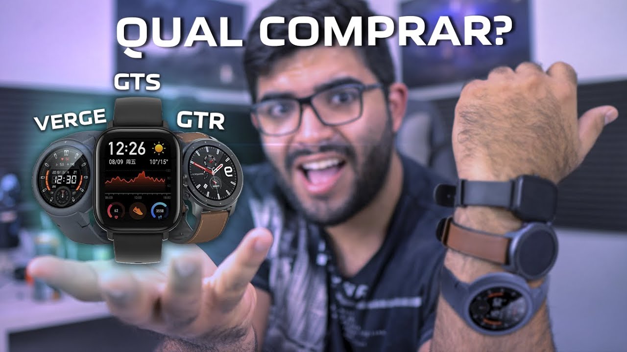 Qual Relógio INTELIGENTE da Xiaomi eu compraria hoje? GTR, GTS e Verge! Qual seria o ideal pra você?