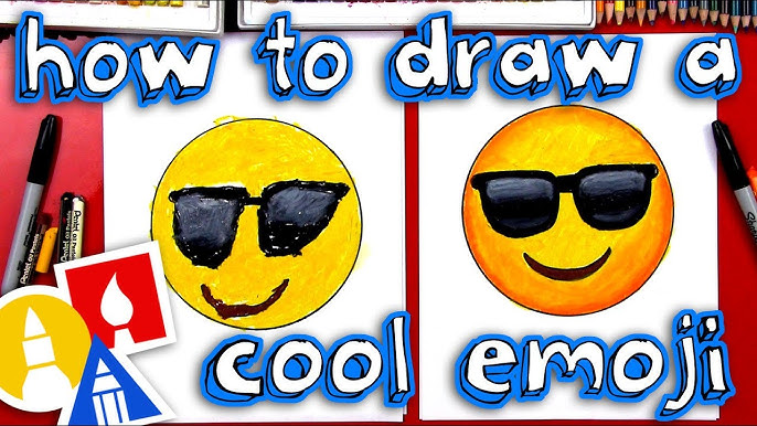 How to Draw a Emoticon Scared-Surprised Face Time-Lapse Cute art on paper  for kids HD 😨 