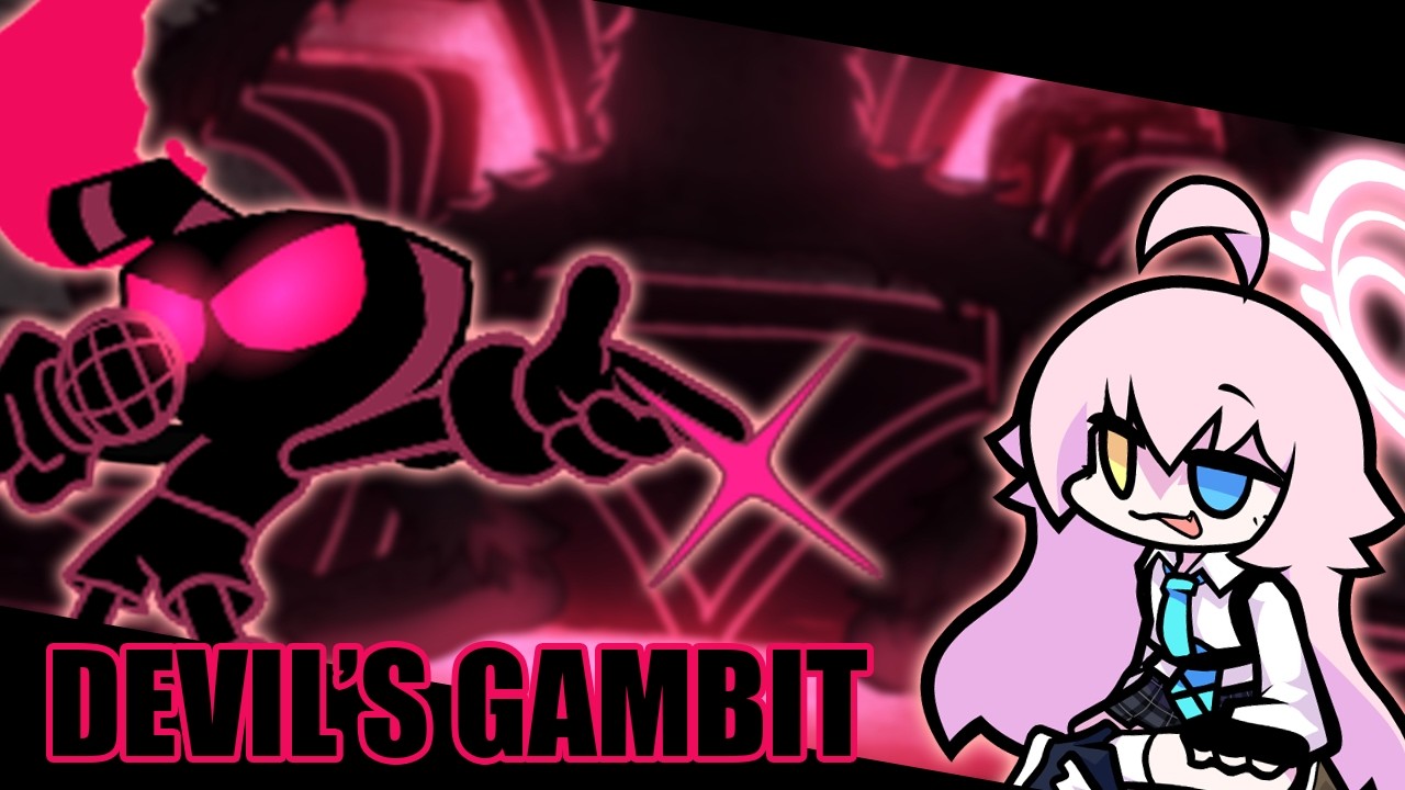 DEVIL'S GAMBIT ft. NIGHTMARE CUPHEAD & HOSHINO! [Indie Cross FNF x
