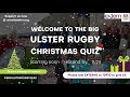 Ulster Rugby's Virtual Big Christmas Quiz