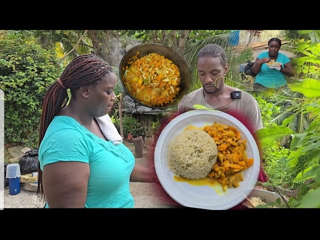 CURRY CARROT & SALTFISH served with COCONUT STRING BEANS RICE EPIC! class=