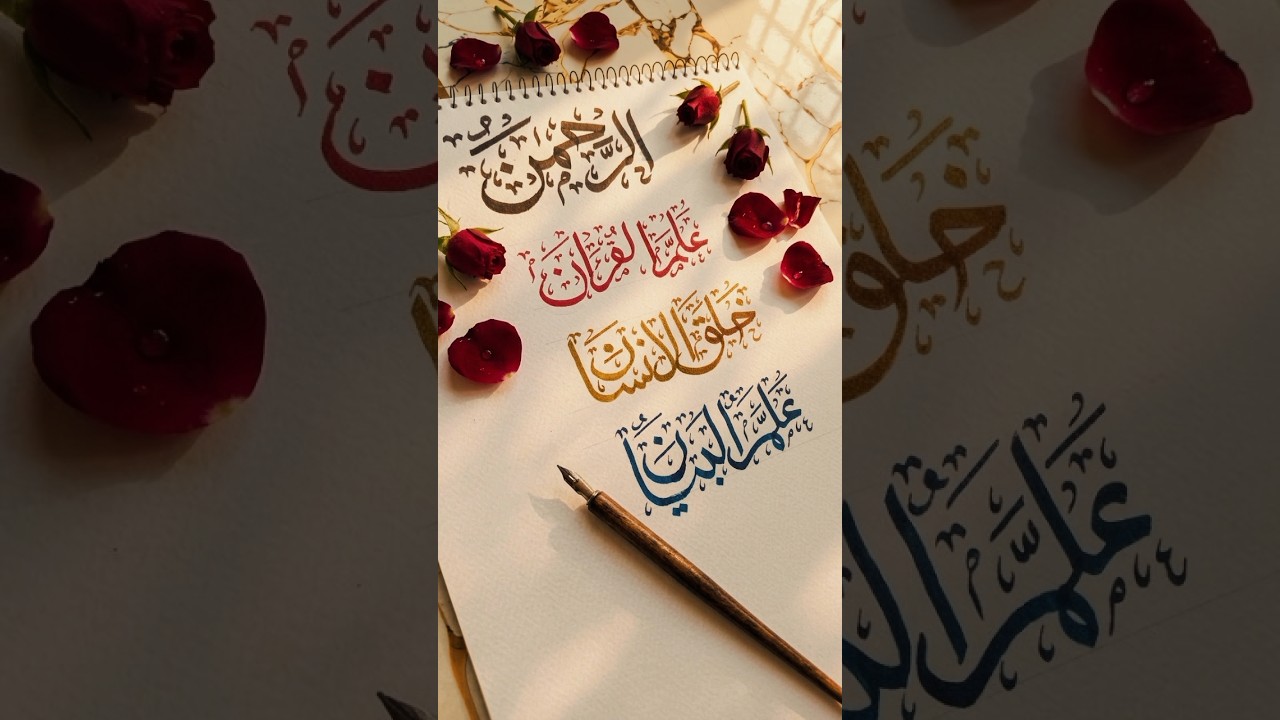 Arabic calligraphy #calligraphy #youtubeshorts #trending #islam#shorts