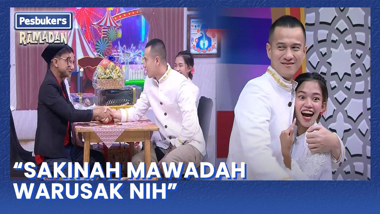 Wkwkw Ummi Kegirangan Dinikahin Herjunot | Pesbukers Ramadan Eps 9 (2/4)