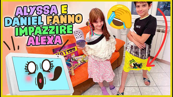 Alyssa e Daniel fanno impazzire Alexa mentre aprono pacchetto zia Elena!