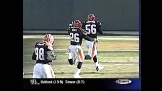 2001  Steelers at Bengals  Week 16
