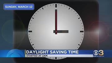 Daylight saving time begins Sunday