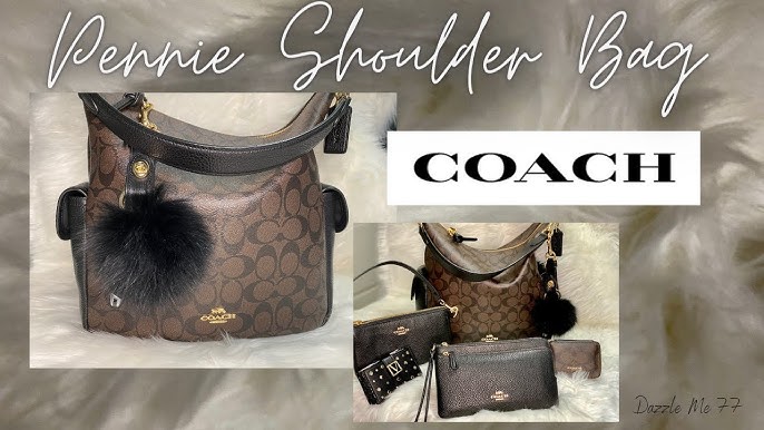 Coach Pennie Shoulder Bag and Double Zip Wallet #Coach #PennieShoulderBag 