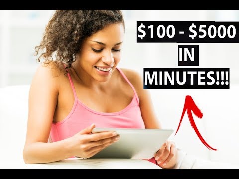 Make $100 - $5000 in JUST MINUTES! (Easy Way to Make Money Online)