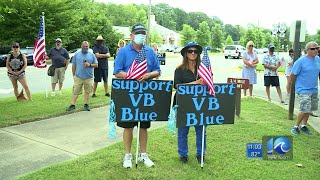 Back the Blue' event shows support to law enforcement officers in Virginia Beach