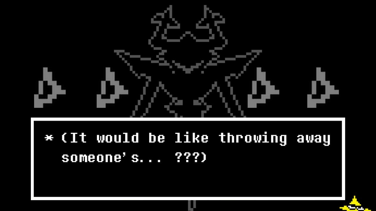 Deltarune Chapters 3+4 - Shadow Crystal Drop Dialogue