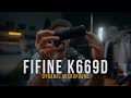 Fifine k669d | БОГАТЫЙ ЗВУК - бюджетного микрофона | XLR Dynamic Microphone